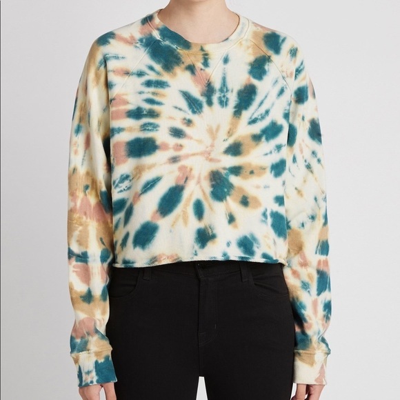 Mother The Loafer Crop Fray Sweater - Picture 1 of 6